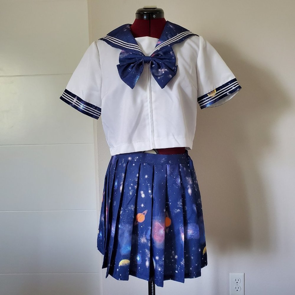 Bodyline galaxy print seifuku/sailor uniform